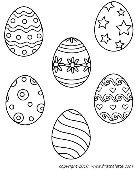 Todo listen, geburtstagslisten, stundenpläne, kalender und mehr. egg template | Easter egg coloring pages, Easter coloring ...