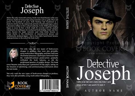 Thrillers Book Cover Design Detective Joseph