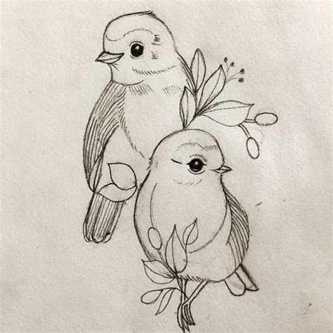 √ Easy Pencil Drawings Of Birds