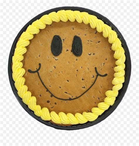 Jumbo 12 Chocolate Chip Cookie Cake Smiley Face Smiley Face Cookie