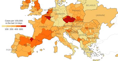 Where Europes Second Wave Of Covid Is Filling Up Hospitals The