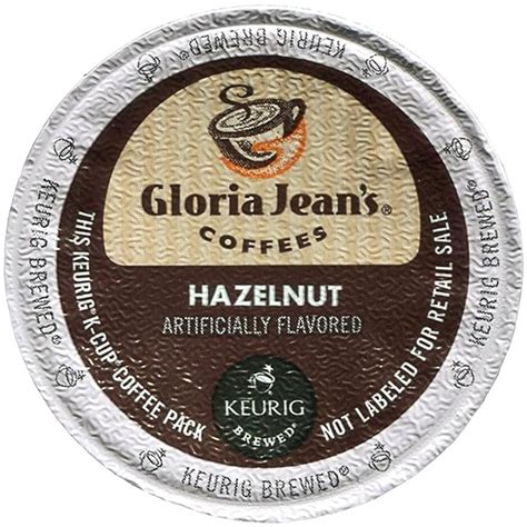 Amazon Com Gloria Jean S Hazelnut Coffee K Cups Ea Grocery