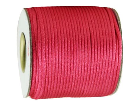 2mm Dk Pink Nylon Cord Jewelry Findings Accessories Rattail Satin