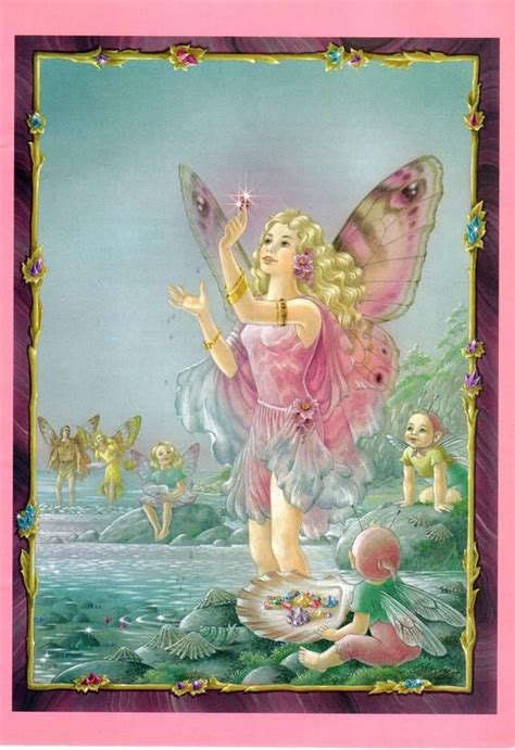Flower Fairy Book Page Fairy In Pink By Shirley Barber Flower