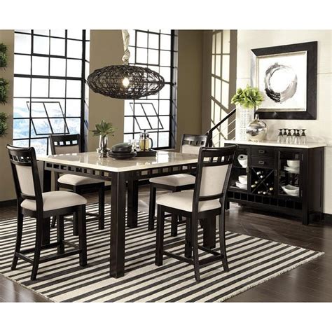Gateway White Counter Height Dining Room Set By Standard Furniture