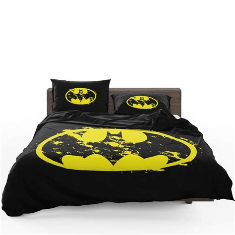Dc comics batman superman bed sheet set world's finest heroes bedding. Batman Yellow DC Symbol Comforter Set | Super Heroes ...
