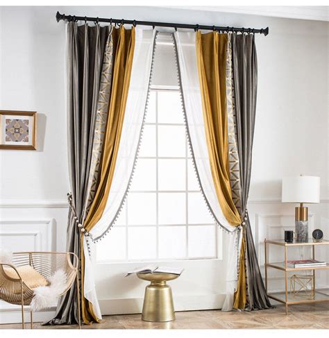 Pair Of Luxury Velvet Window Curtains Bedroom And Living Room Etsy In