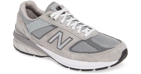 New Balance 990 V5 Running Shoe In Gray For Men Lyst