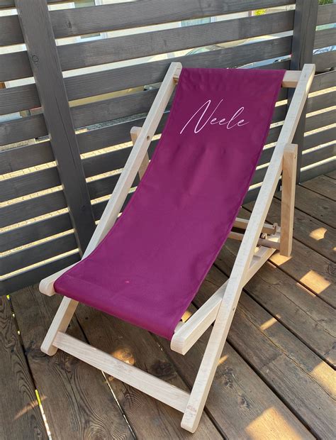Sonnenliege Personalisiert Liegestuhl Für Erwachsene Stuhl Etsy