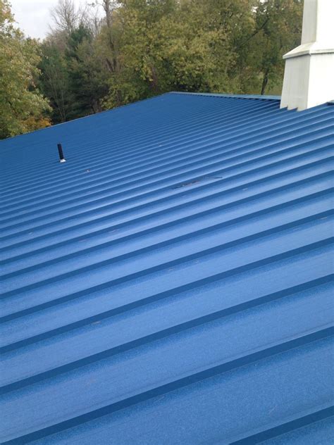 Blue Standing Seam Metal Roofing Love It Metal Roof Houses Color