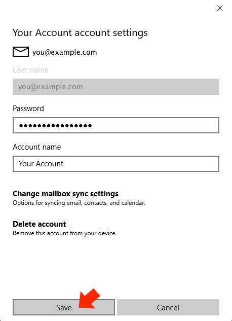 Windows 10 Mail App Outgoing Smtp Server