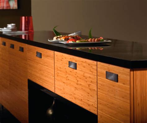 Natural Bamboo Cabinet Finish Kitchen Craft Cabinetry