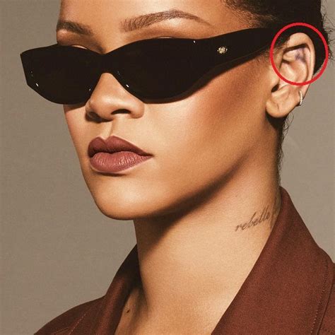 Rihanna S Tattoos Their Meanings Body Art Guru