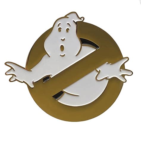Aug208445 Ghostbusters No Ghost Logo Con Exclusive Enamel Pin Gold Ed