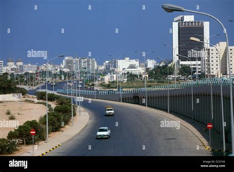 Steet Scenes And Seafront Of Benghazi Libyas Second Largest City And