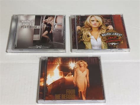 MIRANDA LAMBERT Albums On CD Crazy Ex Girlfriend Platinum Four The Record EBay