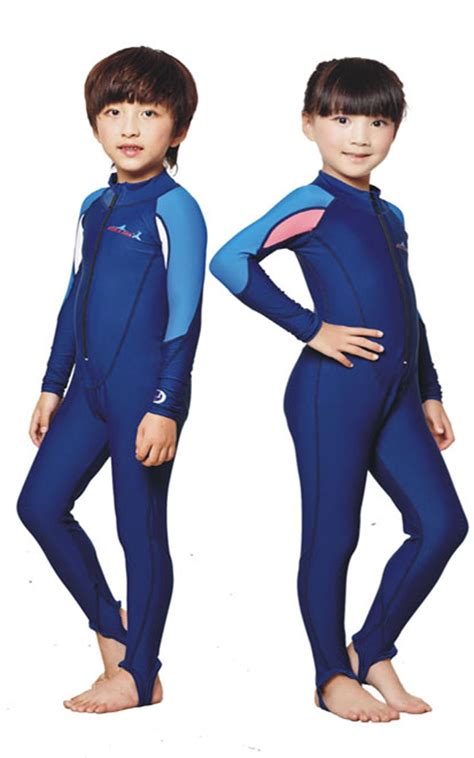 Childrens Diveskins Full Suit Swimwear Jumpsuits Lycra Dive Skin