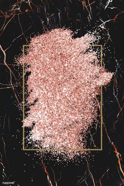 Download Premium Psd Of Pink Gold Glitter With A Brownish