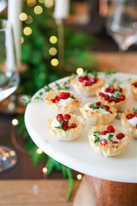Easy Holiday Appetizer Baked Goat Cheese Bites Modern Glam