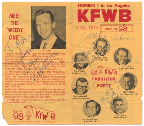 Lot Detail - Ritchie Valens Signed Radio Flyer -- With Roger Epperson COA