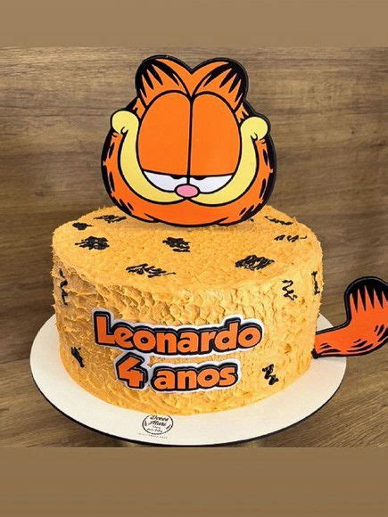 Topo De Bolo Garfield Elo7 Produtos Especiais Em 2024 Bolo