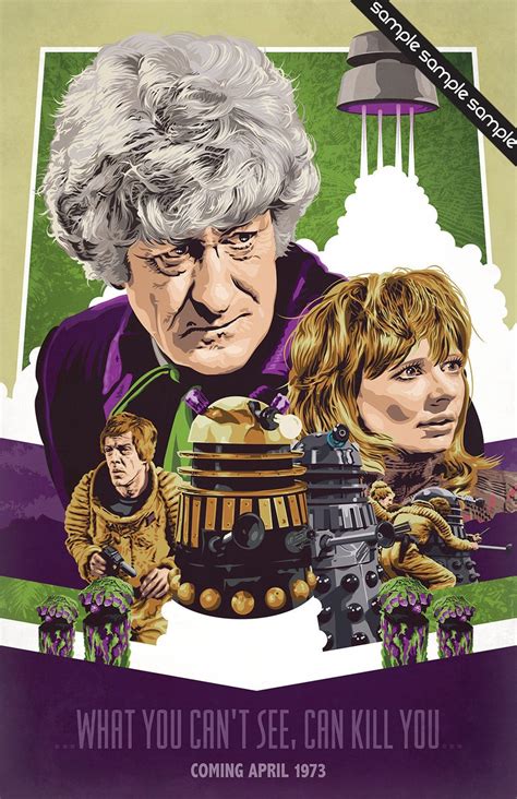 Doctor Who Fan Art Jon Pertwee Planet Of The Daleks 7 Etsy