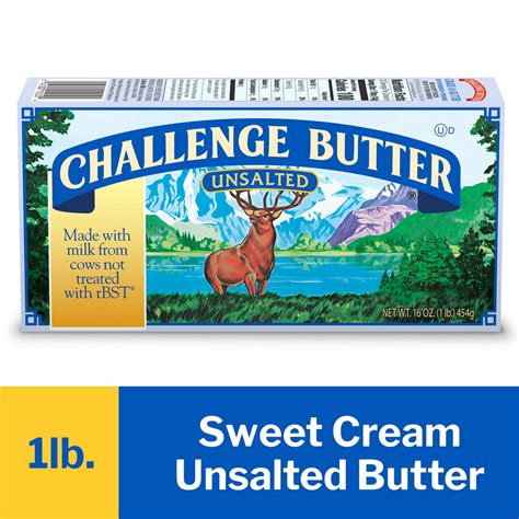 Challenge Butter Unsalted Butter 4 Sticks 1lb