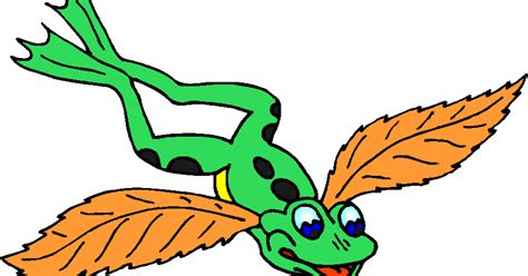 Flying Frog Fantasy Clipart | Free Microsoft Clipart