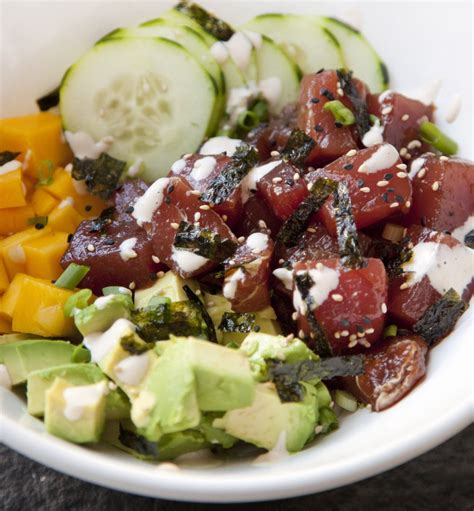 Yellowfin Tuna Poke Bowls