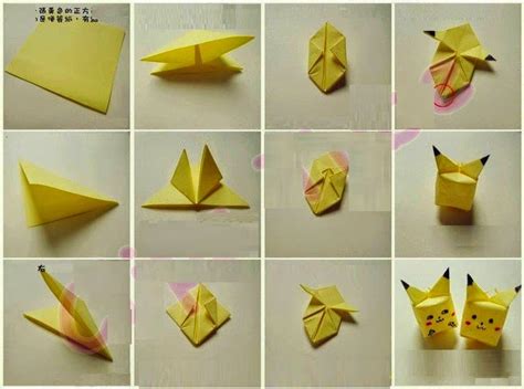 How To Make Origami Pokemon ~ Easy Crafts Ideas To Make
