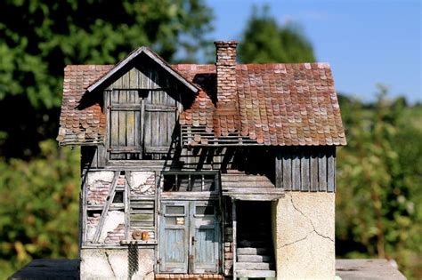 Scratchbuilt By Marcel Ackle 135 Scale Miniature Houses Building