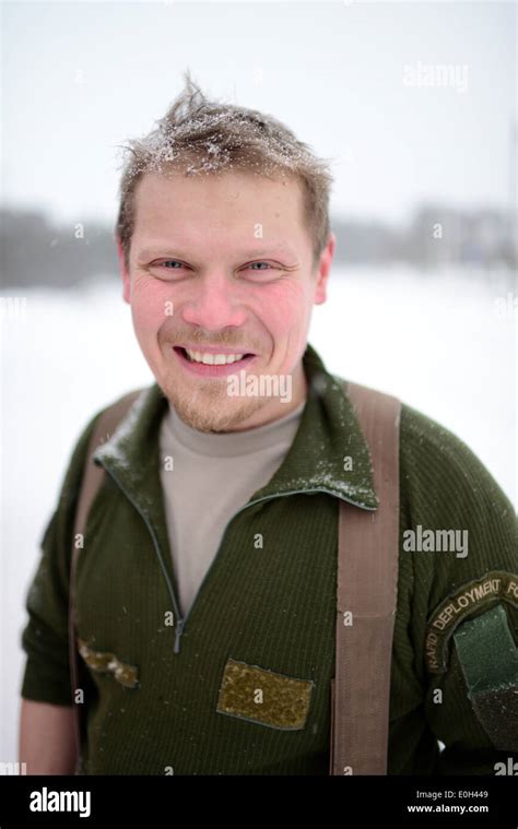 Portrait Of Antti Young Finnish Man In Inari Lapland Stock Photo Alamy