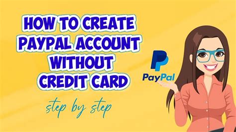 How To Create Paypal Account Without Credit Card Karena Isha Youtube