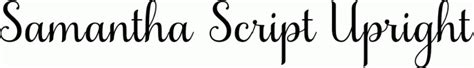 Samantha Script Upright Premium Font Buy And Download