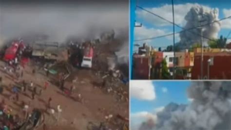 Video Así Huyó La Gente De Las Explosiones En Mercado De Pirotecnia