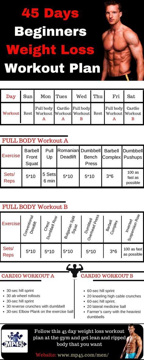Gym Workout Plan For Beginners Male Pdf A Complete Guide Cardio