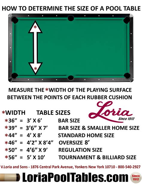What Is The Size Of The Standard Table For The Game Julia Jones Blog