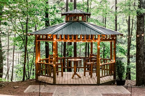 Hours may change under current circumstances wedding venue GAZEBO - Cabin At The Lodge | Hayden, Alabama