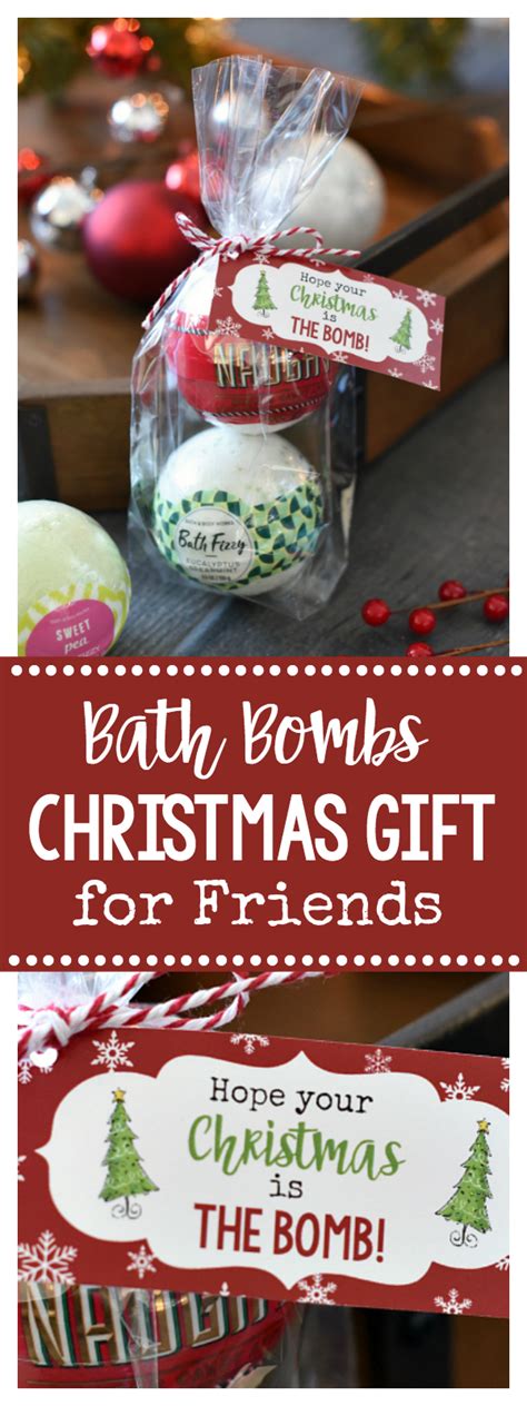 If you're giving a gift to a close friend, a good gift will be one that you and a friend can both relate to, and one with a great deal of meaning. Christmas Bath Bombs Gift Idea for Friends - Fun-Squared