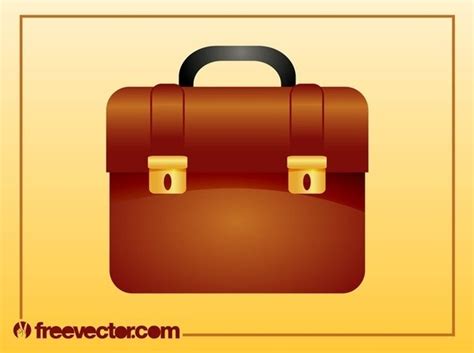 Briefcase Icon Vector Free