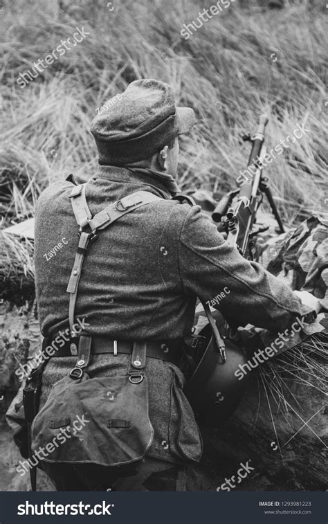 German Machine Gunner World War Ii Stock Photo 1293981223 Shutterstock