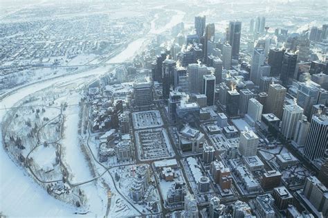 Calgary Is Now A Winter Wonderland As Snow Blankets City