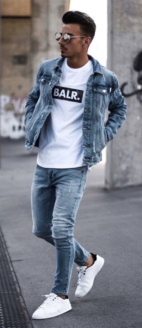 Fall Combo Inspiration With A Double Denim Look Featuring A Printed T