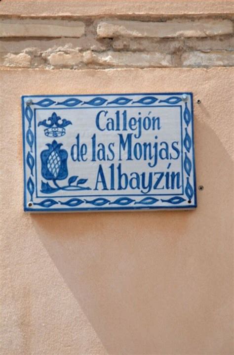 This Handpainted Street Sign Is From Our Feature Essence Of Granada