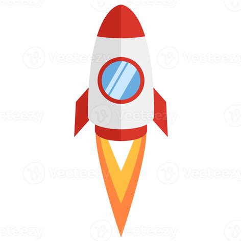 Cartoon Rocket Launch 13743608 Png