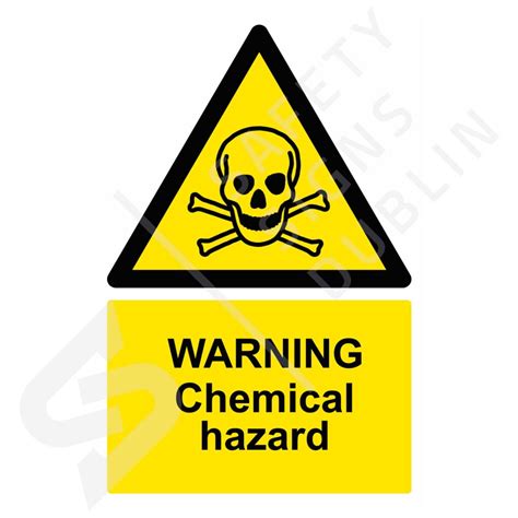 Warning Chemical Hazard W8165 Safety Signs Dublin