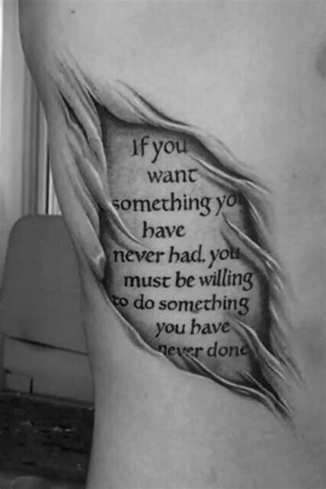40 Rib Quote Tattoo Designs For Men Reminder Ink Ideas Video Video