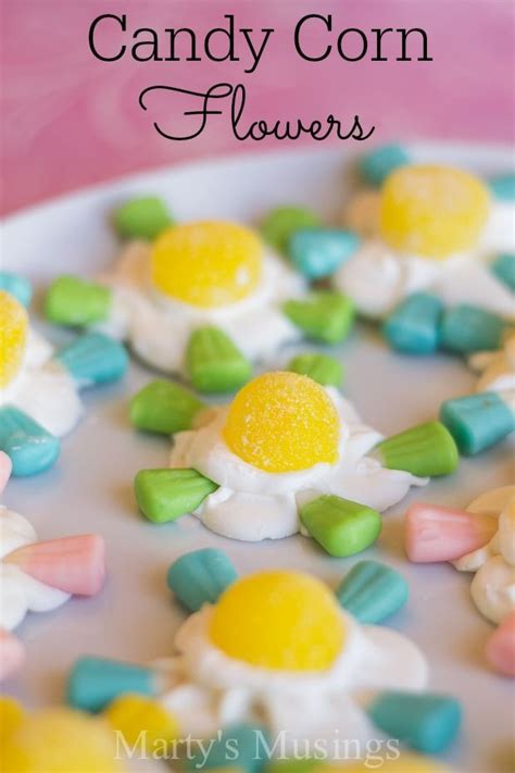 Easter flowers and candy delivery. Candy Corn Flowers | Recipe | Easter sweets, Homemade ...