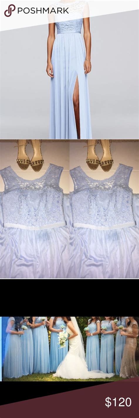 🔹 ️sale ️🔹 Ice Blue Davids Bridal Gowndress Davids Bridal Gowns
