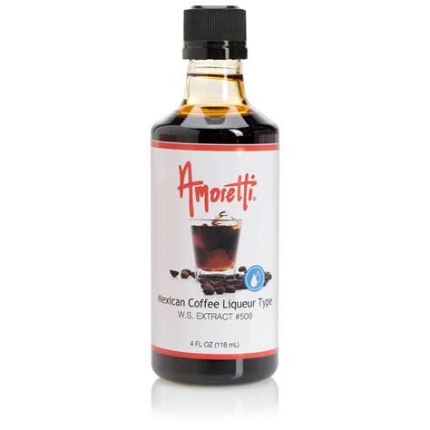 Natural Mexican Coffee Liqueur Type Extract Water Soluble Amoretti